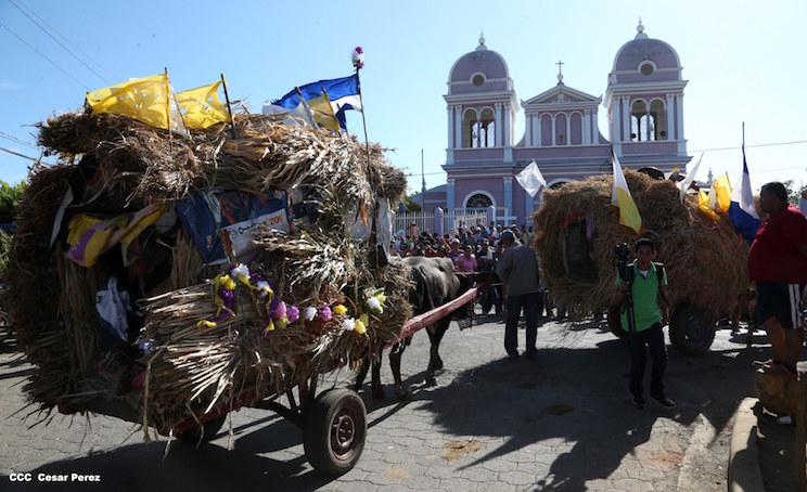 Carretas peregrinas de Jes&uacute;s del Rescate llegan a Popoyuapa